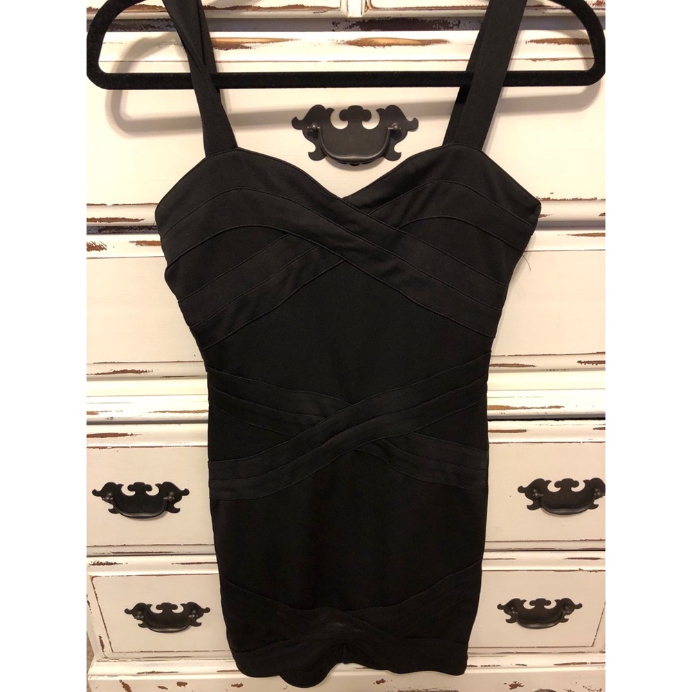 Black cocktail dress
